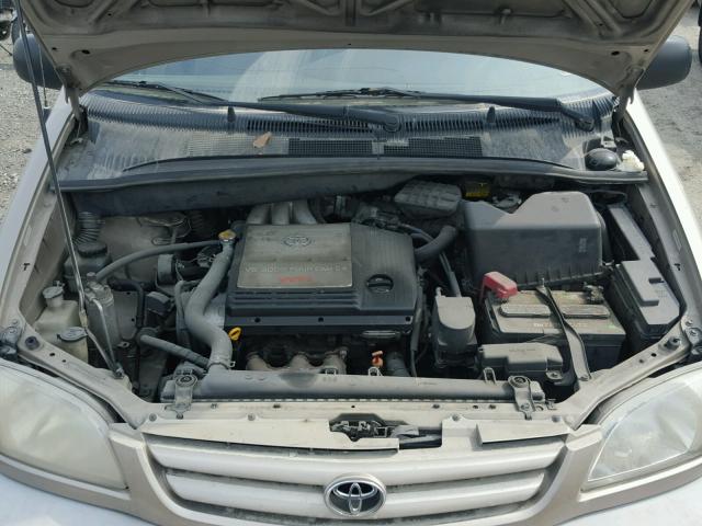 4T3ZF19CX1U351682 - 2001 TOYOTA SIENNA CE TAN photo 7