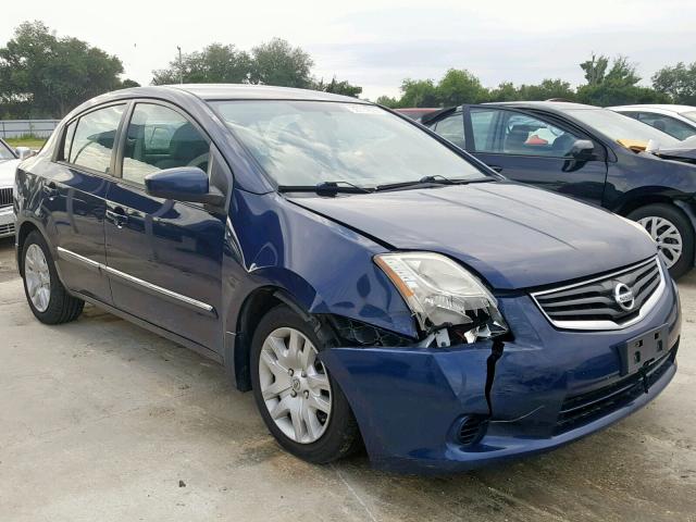 3N1AB6AP0CL652463 - 2012 NISSAN SENTRA 2.0 BLUE photo 1