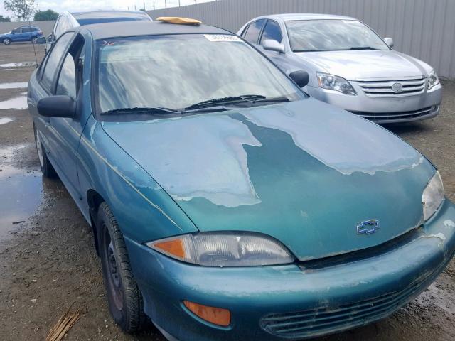 1G1JF5242W7197424 - 1998 CHEVROLET CAVALIER L GREEN photo 1