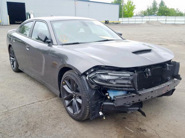 2C3CDXHG5KH597726 - 2019 DODGE CHARGER GT GRAY photo 1