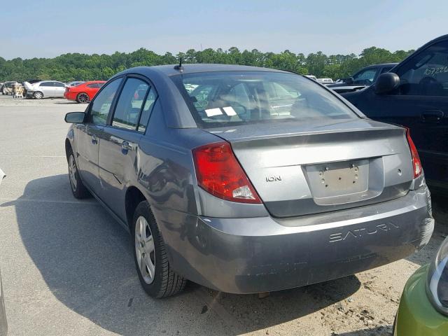 1G8AJ55F47Z115728 - 2007 SATURN ION LEVEL GRAY photo 3