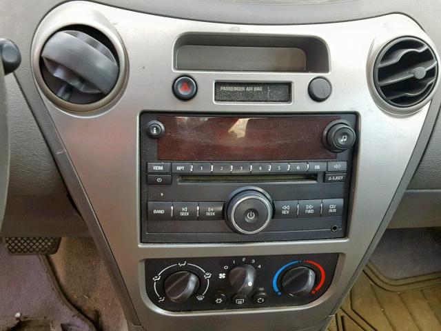 1G8AJ55F47Z115728 - 2007 SATURN ION LEVEL GRAY photo 9