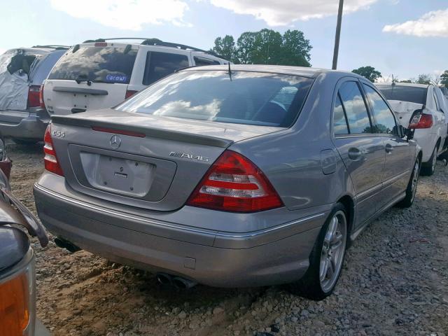 WDBRF76J26F703201 - 2006 MERCEDES-BENZ C 55 AMG GOLD photo 4