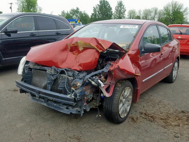 3N1AB6AP6AL652609 - 2010 NISSAN SENTRA 2.0 RED photo 2