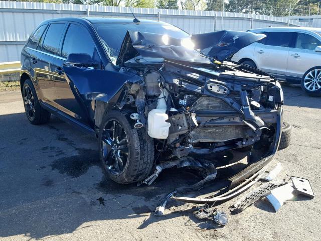 2FMDK4KC5DBB77962 - 2013 FORD EDGE LIMIT BLACK photo 1