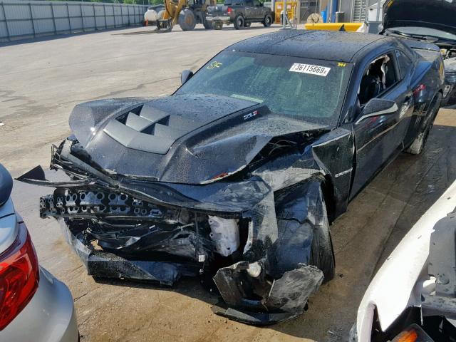 2G1FZ1EP8D9800755 - 2013 CHEVROLET CAMARO ZL1 黑色 照片 2