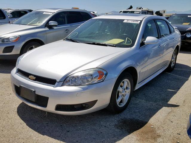 2G1WC5E3XE1137923 - 2014 CHEVROLET IMPALA LIM SILVER photo 2