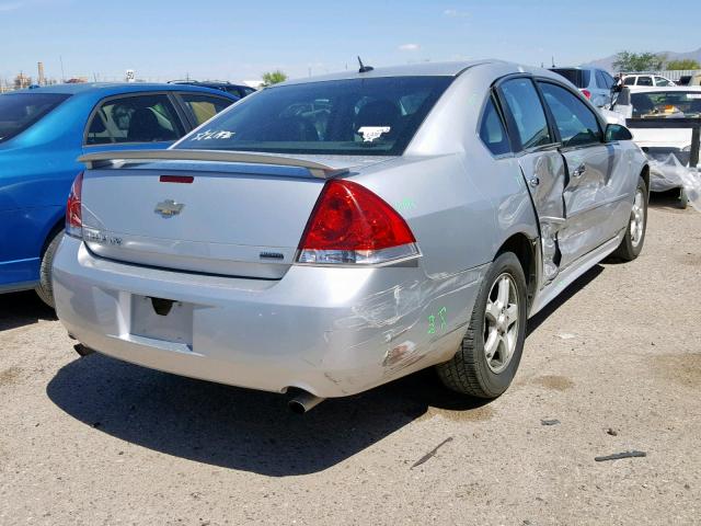 2G1WC5E3XE1137923 - 2014 CHEVROLET IMPALA LIM SILVER photo 4