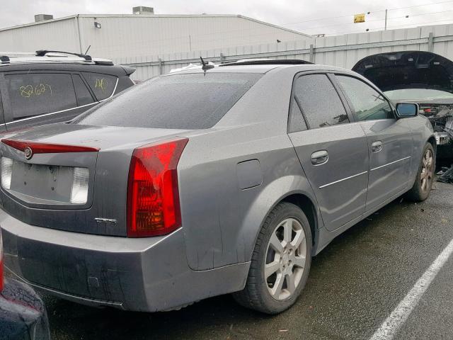 1G6DP577X60134264 - 2006 CADILLAC CTS HI FEA GRAY photo 4