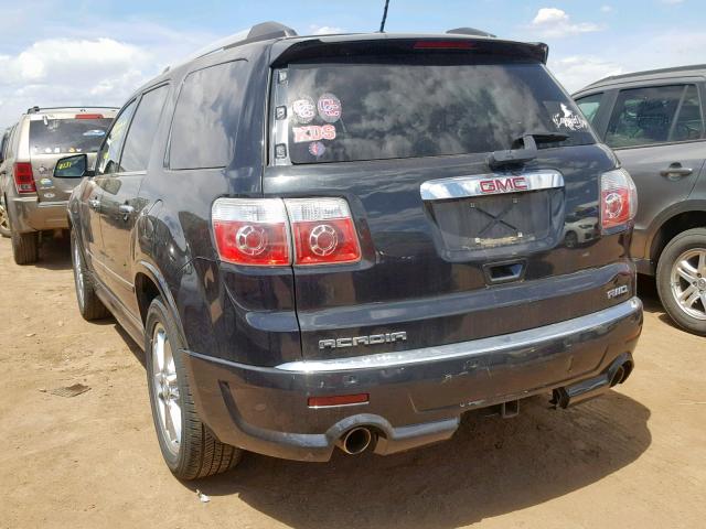 1GKKVTED0BJ359521 - 2011 GMC ACADIA DEN BLACK photo 3