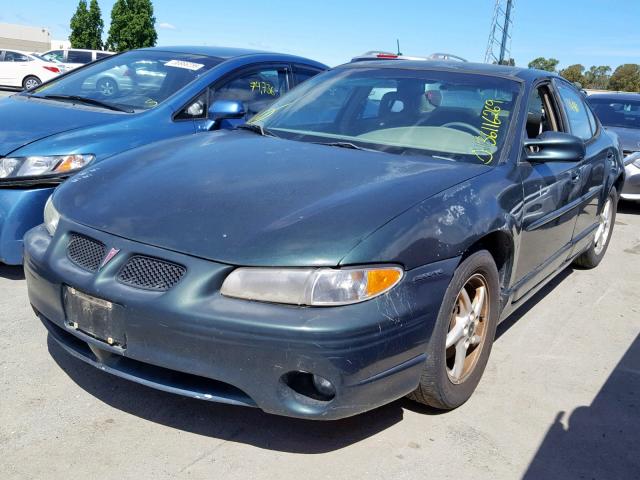 1G2WP52K8XF225439 - 1999 PONTIAC GRAND PRIX 绿色 照片 2