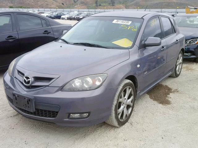 JM1BK343981173613 - 2008 MAZDA 3 HATCHBAC BLUE photo 2