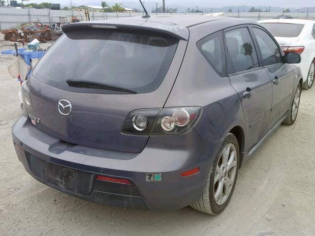 JM1BK343981173613 - 2008 MAZDA 3 HATCHBAC BLUE photo 4