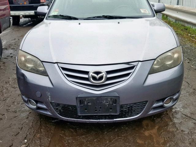 JM1BK123851234100 - 2005 MAZDA 3 S GRAY photo 7