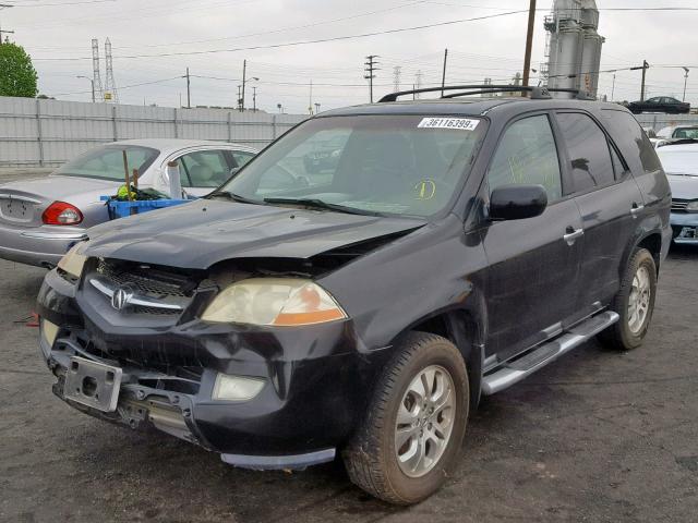 2HNYD18663H514953 - 2003 ACURA MDX TOURIN BLACK photo 2