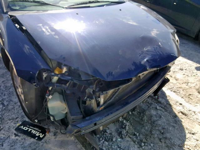 1C3EL55R74N121476 - 2004 CHRYSLER SEBRING LX BLUE photo 9