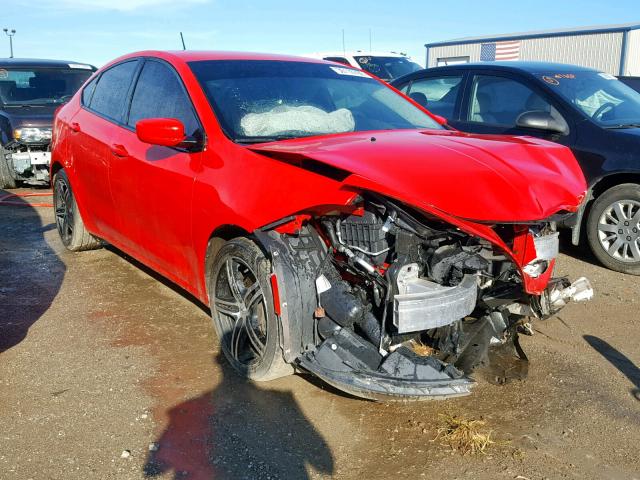 1C3CDFBA1GD652580 - 2016 DODGE DART SXT RED photo 1