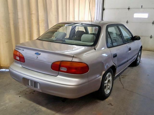 1Y1SK5288WZ444116 - 1998 CHEVROLET GEO PRIZM TAN photo 4