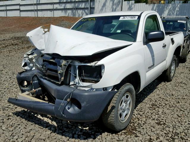 5TENX22NX8Z541820 - 2008 TOYOTA TACOMA WHITE photo 2