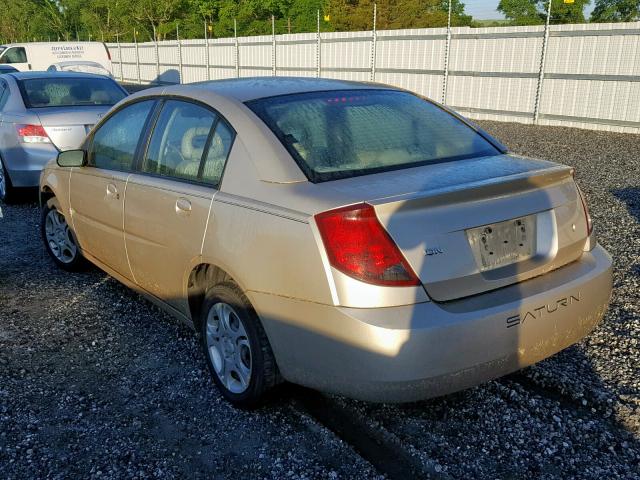 1G8AJ52F04Z226762 - 2004 SATURN ION LEVEL GOLD photo 3