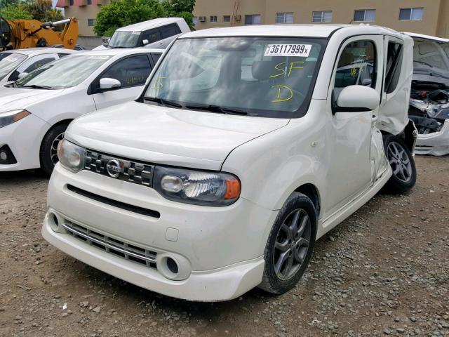 JN8AZ28R09T110104 - 2009 NISSAN CUBE BASE WHITE photo 2