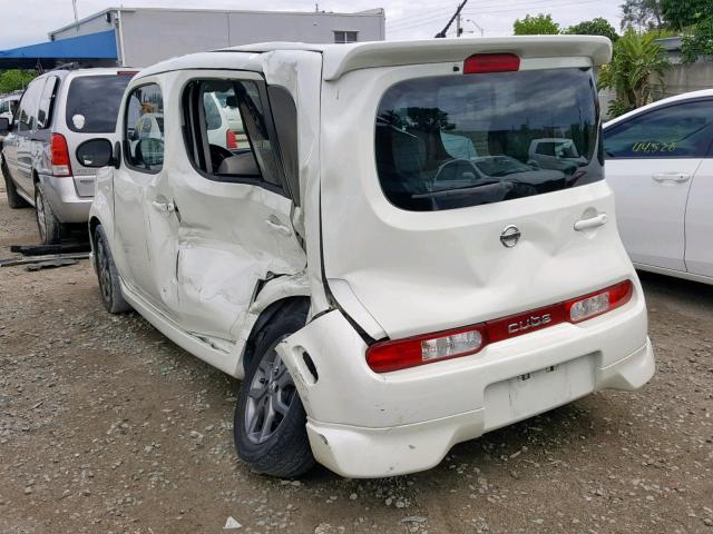 JN8AZ28R09T110104 - 2009 NISSAN CUBE BASE WHITE photo 3