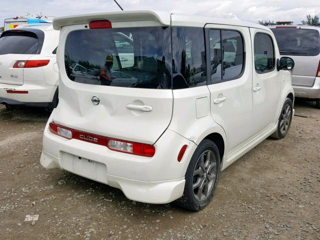 JN8AZ28R09T110104 - 2009 NISSAN CUBE BASE WHITE photo 4