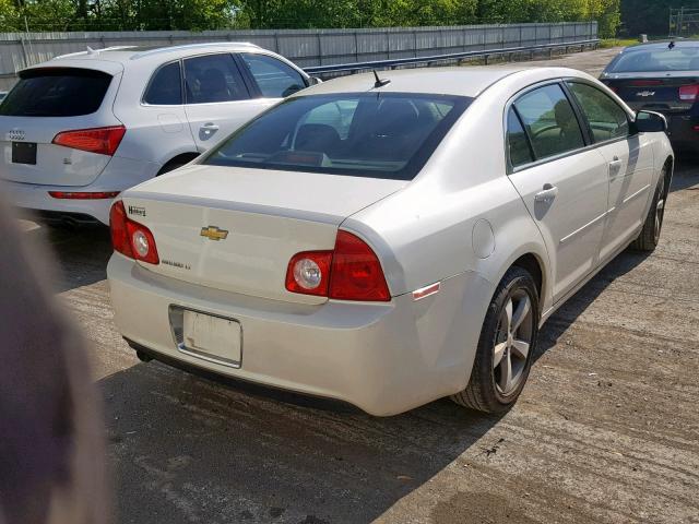 1G1ZC5E17BF313388 - 2011 CHEVROLET MALIBU 1LT WHITE photo 4