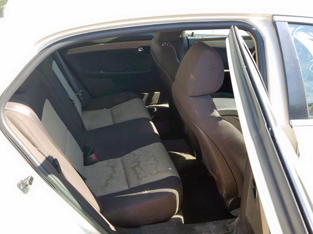 1G1ZC5E17BF313388 - 2011 CHEVROLET MALIBU 1LT WHITE photo 6