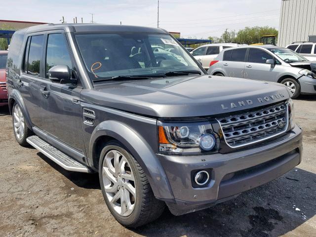 SALAG2V65GA837204 - 2016 LAND ROVER LR4 HSE GRAY photo 1