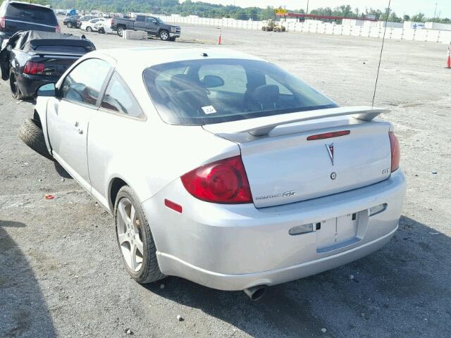 1G2AN15B977294574 - 2007 PONTIAC G5 GT SILVER photo 3