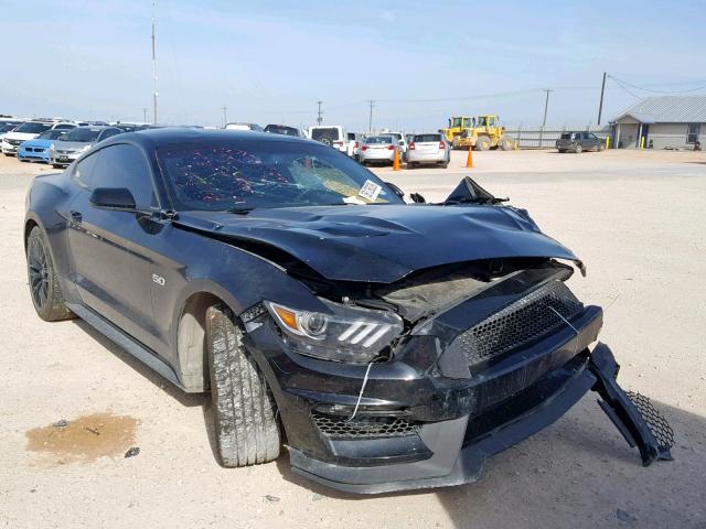 1FA6P8CF0G5327537 - 2016 FORD MUSTANG GT BLACK photo 1