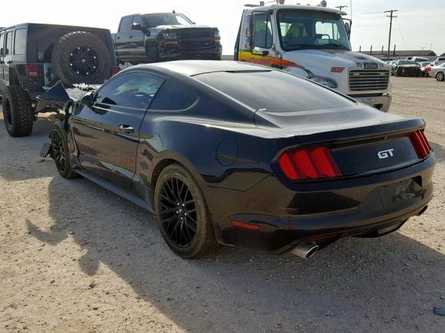 1FA6P8CF0G5327537 - 2016 FORD MUSTANG GT BLACK photo 3