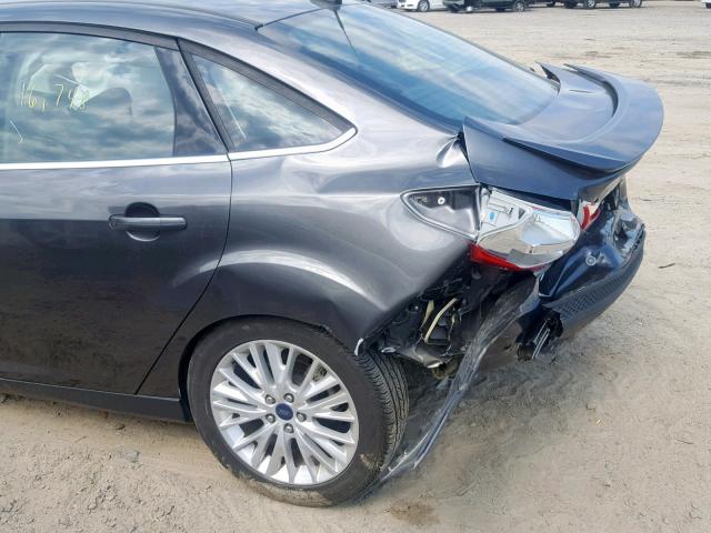 1FADP3J2XGL262217 - 2016 FORD FOCUS TITA GRAY photo 9