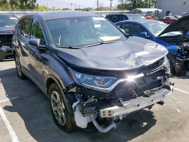 5J6RW1H84JA014169 - 2018 HONDA CR-V EXL GRAY photo 1