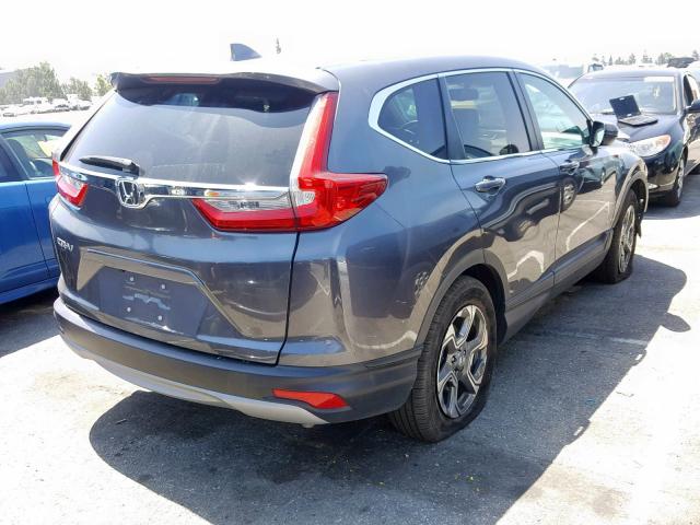 5J6RW1H84JA014169 - 2018 HONDA CR-V EXL GRAY photo 4