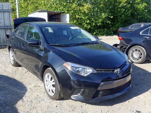 2T1BURHE0FC361549 - 2015 TOYOTA COROLLA L BLACK photo 1