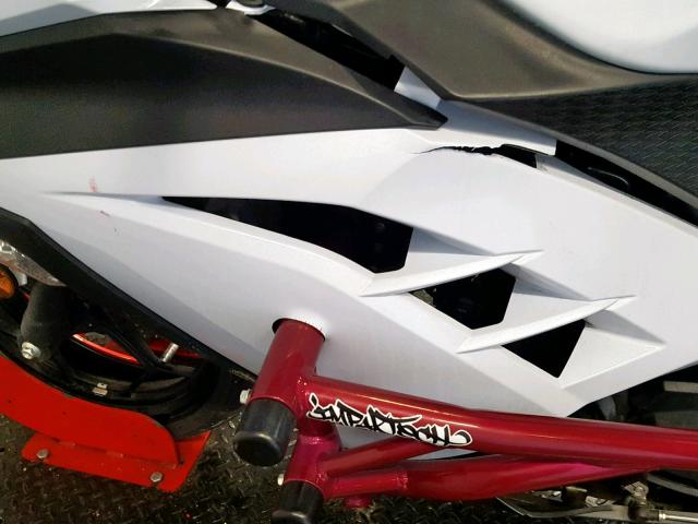 JKAEX8A12FA012316 - 2015 KAWASAKI EX300 A WHITE photo 11