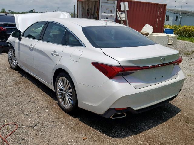 4T1BZ1FB6KU015218 - 2019 TOYOTA AVALON XLE WHITE photo 3