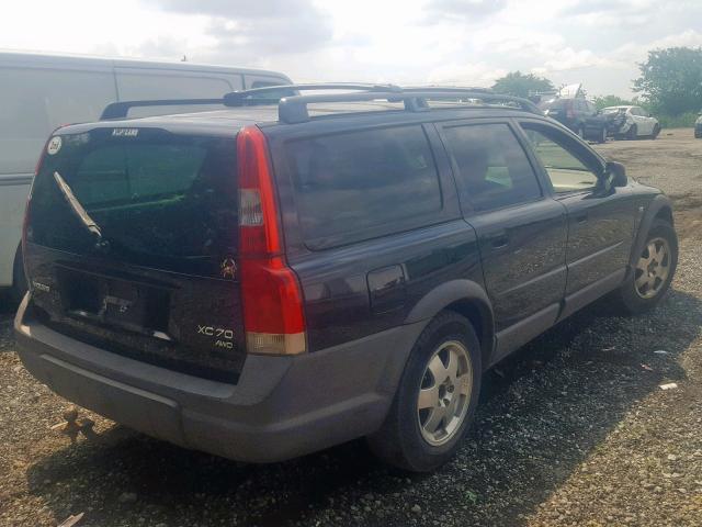 YV1SZ59H831111005 - 2003 VOLVO XC70 BLACK photo 4