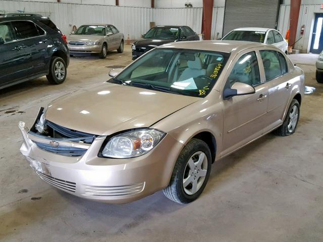 1G1AL55F787204019 - 2008 CHEVROLET COBALT LT GOLD photo 2