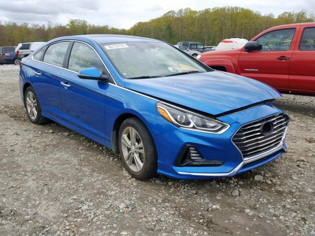 5NPE34AF9JH659304 - 2018 HYUNDAI SONATA SPO BLUE photo 1