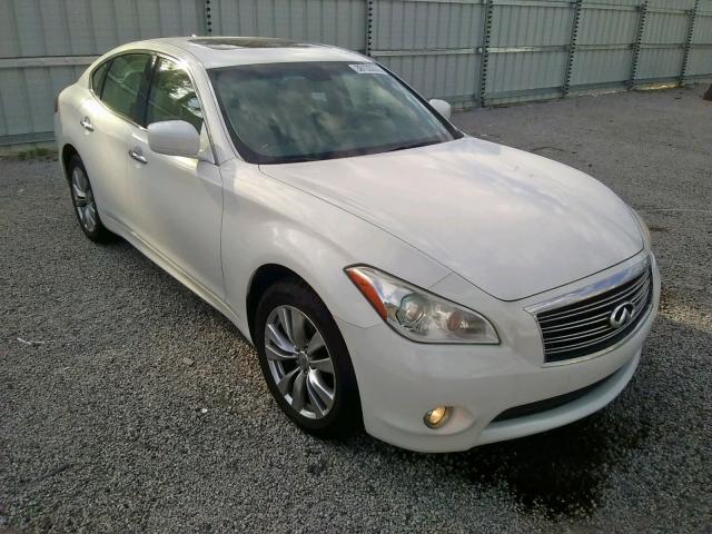 JN1BY1AR4CM393747 - 2012 INFINITI M37 X WHITE photo 1