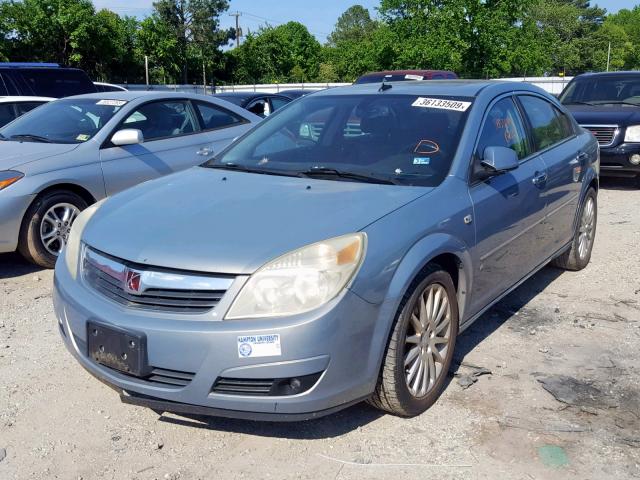 1G8ZV57777F129590 - 2007 SATURN AURA XR BLUE photo 2