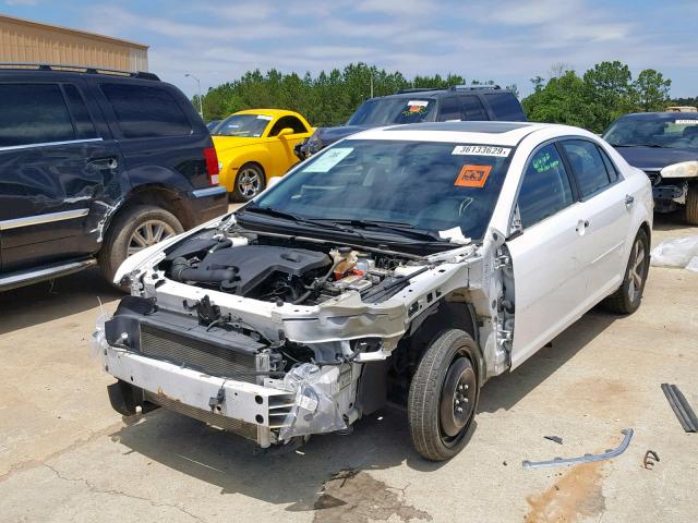 1G1ZC5E00CF176139 - 2012 CHEVROLET MALIBU 1LT WHITE photo 2