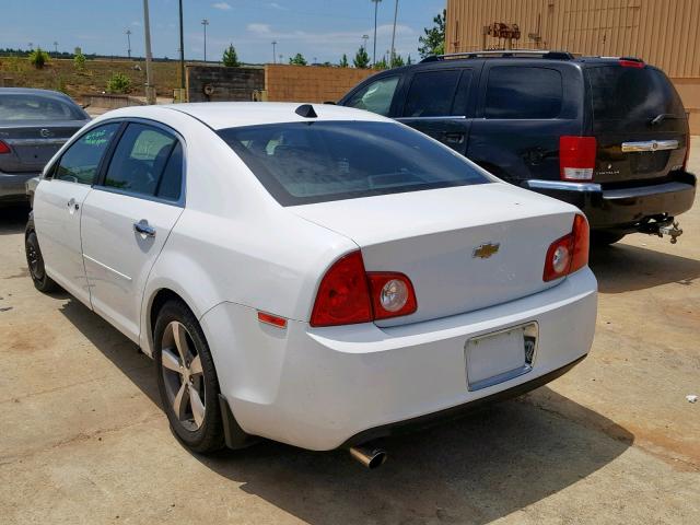 1G1ZC5E00CF176139 - 2012 CHEVROLET MALIBU 1LT WHITE photo 3
