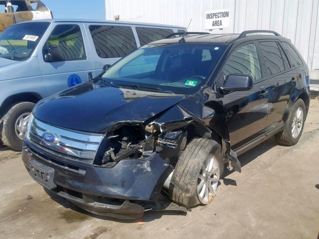 2FMDK3JC2ABB79353 - 2010 FORD EDGE SEL BLACK photo 2