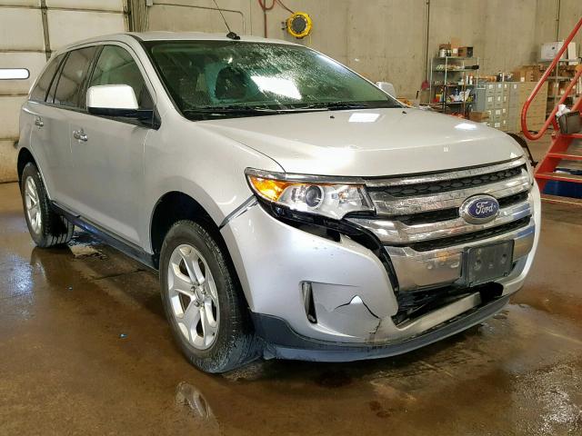 2FMDK3JC1BBA48139 - 2011 FORD EDGE SEL SILVER photo 1