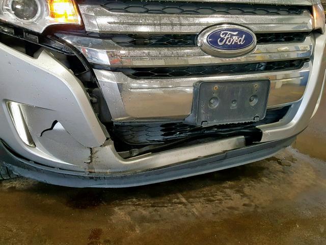 2FMDK3JC1BBA48139 - 2011 FORD EDGE SEL SILVER photo 9