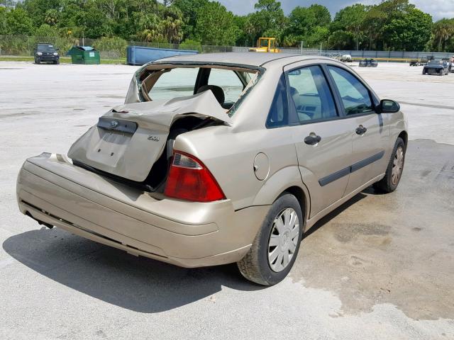 1FAFP34N06W101094 - 2006 FORD FOCUS ZX4 BEIGE photo 4